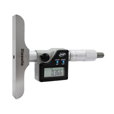 Digital depth micrometer 0-150 mm incl. 6 pcs extension